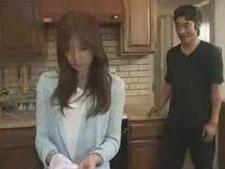 Horny Milf Fucks Young Lover as Hubby Snores Away in Tokyo