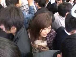 Japanese Wife Public Groping Pleasure Ride