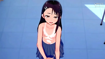 Negatoro jerks you off and gives you a blowjob after school - Nagatoro-san