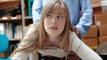 Teen Getting The Punishment for Shoplifting Several Pairs of Panties - Lyftersex