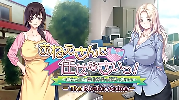 The Motion Anime: Caught In Between The Soft Tits Of A Matron And Her Boss