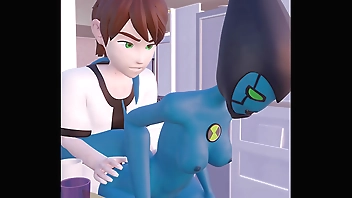 Ben and Gwen 10 fuck fast, extraterrestrial sex