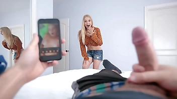 Stepson Helps His Horny Stepmom to Use Social Media for Sexting - Cheatermom