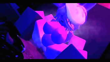 Bunny girl get's interracial creampie