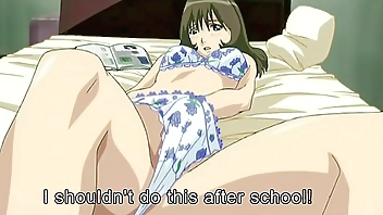 Teacher masturbates after class - Hentai