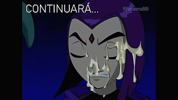 Los Jovenes Titanes Hentai - Raven Luchando Contra Tentáculos Folladores