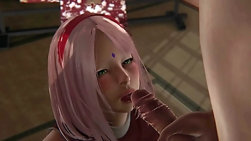 Made Sakura suck l 3d hentai uncensored Naruto