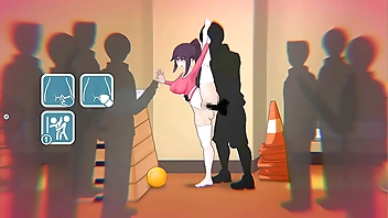 Cute college lady having sex with men in 7 days girlfriend new hentai gameplay