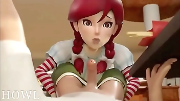 aggressive blowjob at the wendy's