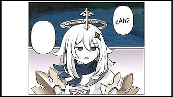 ( 18) Una Flor que florece en el humo Genshin Impact CómicDub español. (Sin censura)