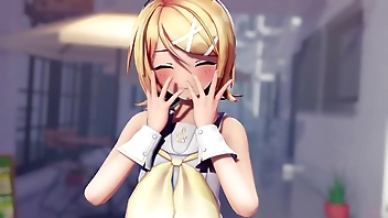 Kagamine Rin. rabbit hole.