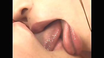 DEFINITIVE Asian Lesbian Kissing Closeup Compilation