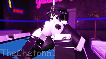 Roblox Strip Club Experience, a slut dances in the Strip Club and gets fucked by a huge cock