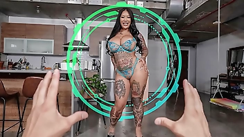SEX SELECTOR - Curvy, Tattooed Asian Goddess Connie Perignon Is Here To Play
