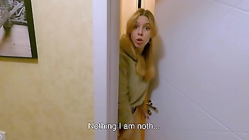 Brother Roughly Uses Slutty Stepsister's Pussy