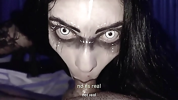 Bruja come hombres es captada en camara