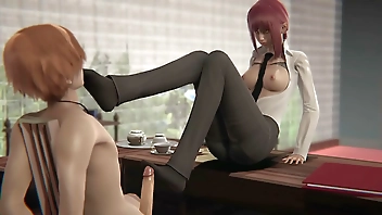 Makima Fucks Denji l Hentai uncensored 3D SFM Game