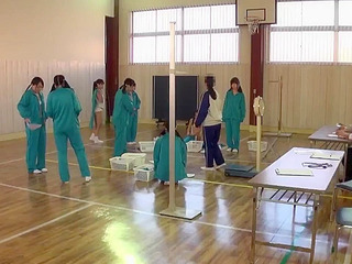 Japanese college students getting pounded by their horny professor in a wild XXX orgy