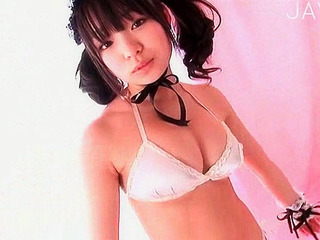 Get bent over with this pigtailed and glorious Tokyo nippon girl, ready to fuck in her XXX bra