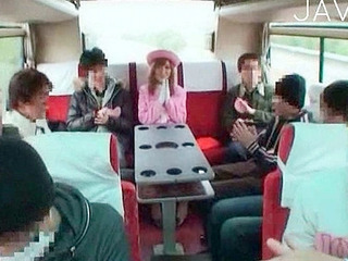 Titillating Tokyo temptress seduces with nippon naughtiness in public transport