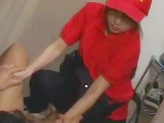 Fucking in the Delivery Room: Shy Delivery Girl gets Surprise Naked XXX from Tokyo Boy!