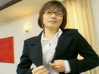 Sexy secretary Ruri Anno getting fucked by her XXX partner in Tokyo, Thai style