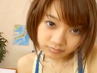 Nippon teen Karin loves fucking and sucking her Asian dick for XXX pleasure